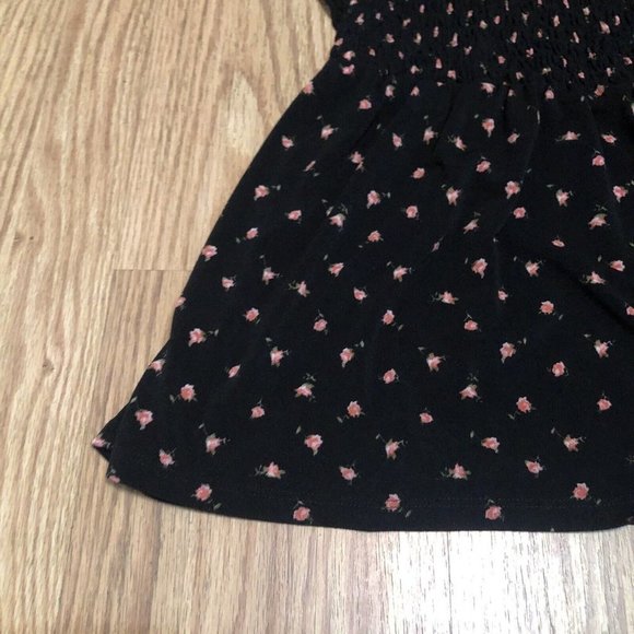 wallflower womens top blouse sleeveless smocked stretchy material size medium - Picture 3 of 12